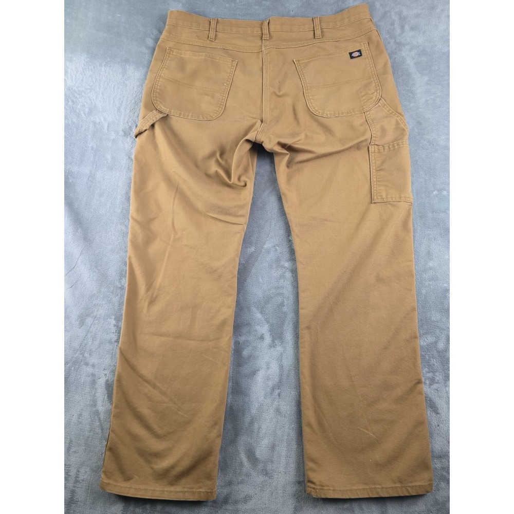 Dickies Flex Carpenter Canvas Work Pants Size 40x32 MSR 40x32 Duck Brown - Picture 4 of 10